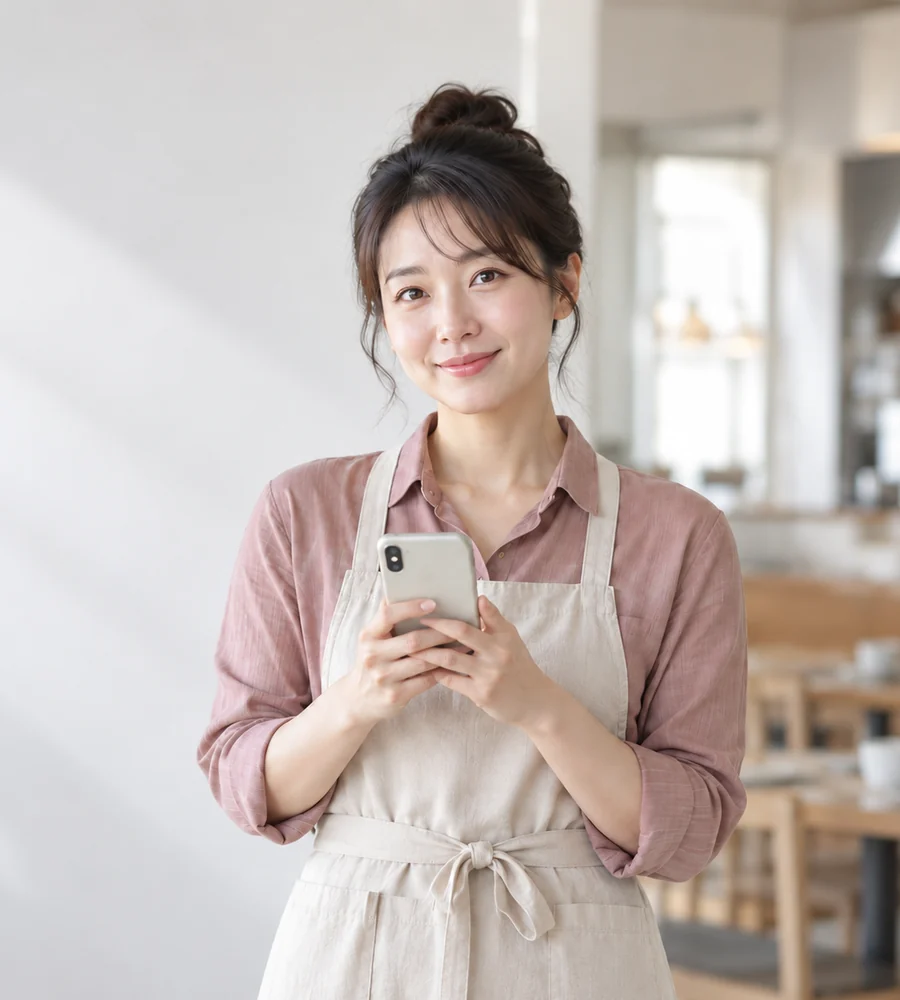진해 개인돈 대출 상담을 휴대전화로 안내받는 고객