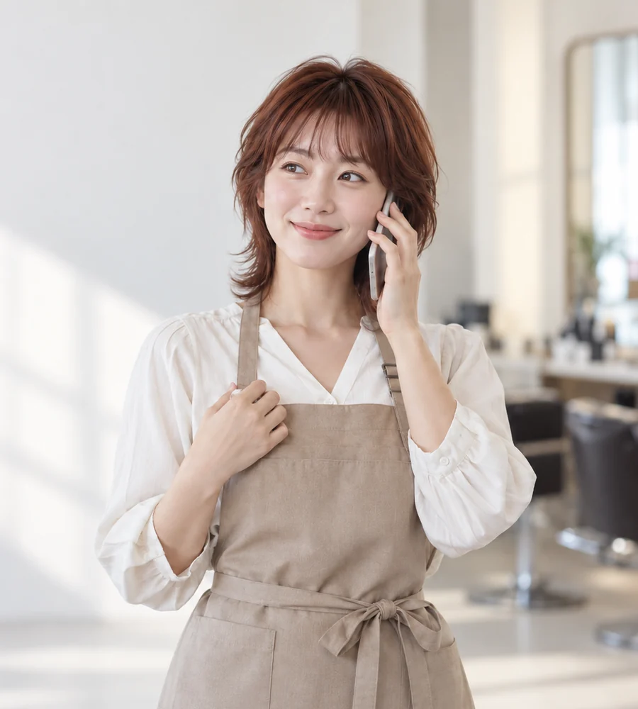 진해 개인돈 대출 상담을 휴대전화로 안내받는 고객